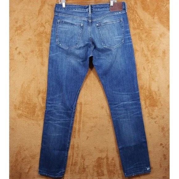 POLO RALPH LAUREN Jeans Mens 34x34 Durango Slim Fit Button Fly Medium Wash Denim